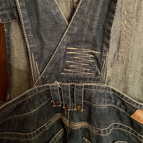 NAF NAF Distressed Denim Overalls - 38 - Picture 4 of 10